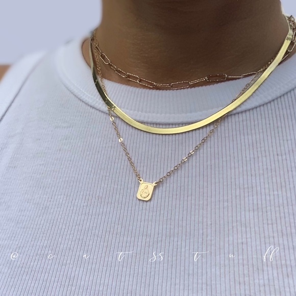 Petite Scapular Necklace - Picture 6 of 14